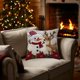 thumbnail image 5 of Seyotauo Pink Christmas Farmhouse Pillow Covers for Couch Sofa Bed,Cute Xmas Gnome Romantic Christmas Trees Pillow Cases Cushion Covers 18x18 Inch ,Winter Cute Snowman Square Cushion Cases, 5 of 7