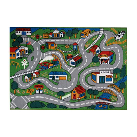 Fun Rugs  Home Indoor Country  - Multi - 5'3" x 6'6"