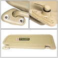 thumbnail image 4 of DNA Motoring ZTL-Y-0145-YE For 2006 to 2011 Honda Civic Factory Style Left Driver Left Side Sun Visor Sunshade Beige 07 08 09 10, 4 of 5