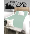 thumbnail image 3 of BedDecor Contrast Color Bar 3 Piece Duvet Cover Set 100% Egyptian Cotton 600 TC (Aqua Blue, Oversize King), 3 of 5