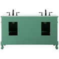 thumbnail image 6 of Elegant Kitchen and Bath 60 inch Double Bathroom vanity in Antique Beige, 6 of 7