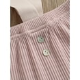 thumbnail image 6 of Kiapeise Newborn Baby Girls Boys Suspender Shorts Overalls Unisex Infant Solid Color Ribbed Knitted Bloomers Summer Clothes, 6 of 9