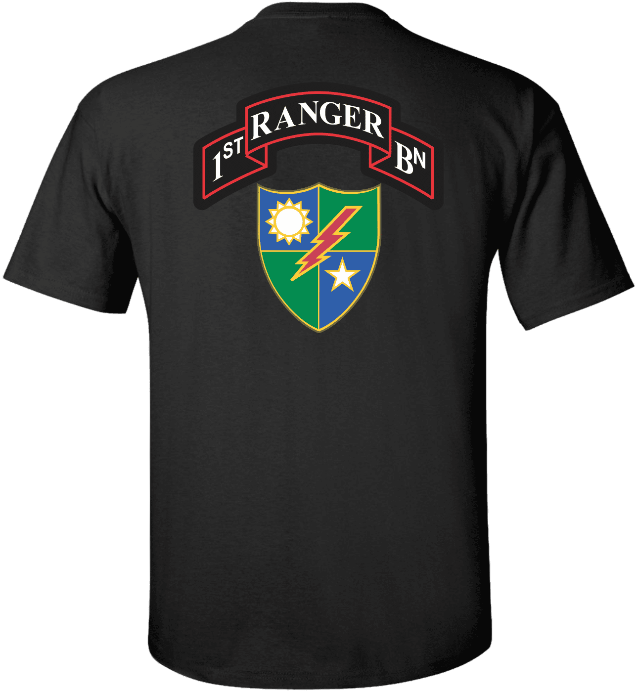 U.S. Army 1st Ranger Battalion 75th Ranger Regiment T shirt Walmart