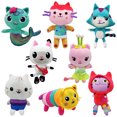 thumbnail image 2 of Newest Gabby Dollhouse Plush Toy Mercat Cartoon Stuffed Animals Smiling Cat Car Cat Hug Gabby Girl Dolls Birthday Gifts For Kids, 2 of 5