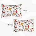 thumbnail image 2 of Zufioo Canada Day Print Double-sided Plush Pillow Cover,Decorative Pillow Protector without Pillow Core, Suitable for Sofa, Bedroom, Car-16"x24", 2 of 6