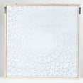 thumbnail image 4 of Square Decorative Carved Floral-Patterned MDF Wall Panel in White, 4 of 6