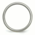 thumbnail image 2 of Titanium Grooved 14k Yellow Inlay 6mm Brushed Band Ring 6.5 Size, 2 of 6