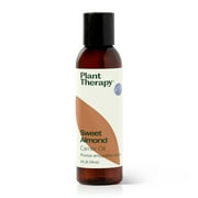 Plant Therapy Sweet Almond Oil | 100% Pure, Use For Natural Moisturizer, Massage & Aromatherapy Carrier Oil | 4 oz
