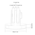 thumbnail image 4 of Trépied en Alliage d'Aluminium Base Fixe Accessoires pour Appareil Photo Adaptateur Triangulaire Base Fixe Durable Convient pour Gopro9, 4 of 4