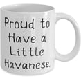 thumbnail image 2 of Funny Havanese Dog 11oz 15oz Mug, Proud to Have a Little Havanese, Present For Dog Lovers, Beautiful From Friends, 2 of 2