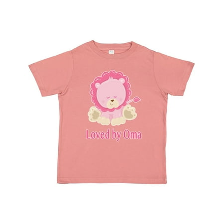 

Inktastic Loved by Oma Gift Toddler Toddler Girl T-Shirt