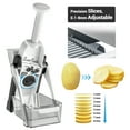 thumbnail image 6 of ONCE FOR ALL Vegetable Mandoline Slicer Chopper, Kitchen Adjustable Safe Onion Potato Food Chopper, Perfect for Slicing, Chopping, Shredding and Dicing (Gray), 6 of 11