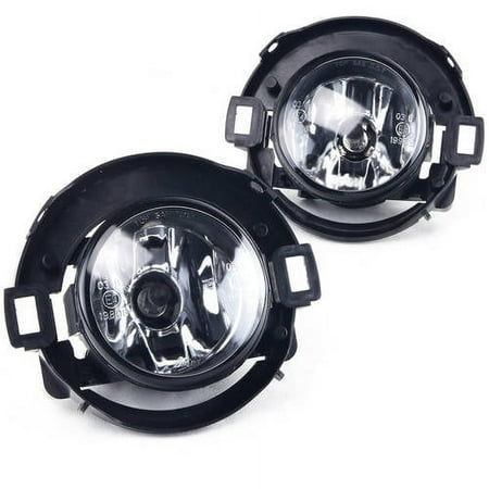 Fog Light For 10-15 Nissan Frontier Clear Lens, Pair