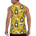 thumbnail image 6 of Rocae Cartoon Bear Yellow for Men's Workout Tank Top Men's Running Tank Top Dry Fit Athletic Workout Tank TopsX-Large, 6 of 9
