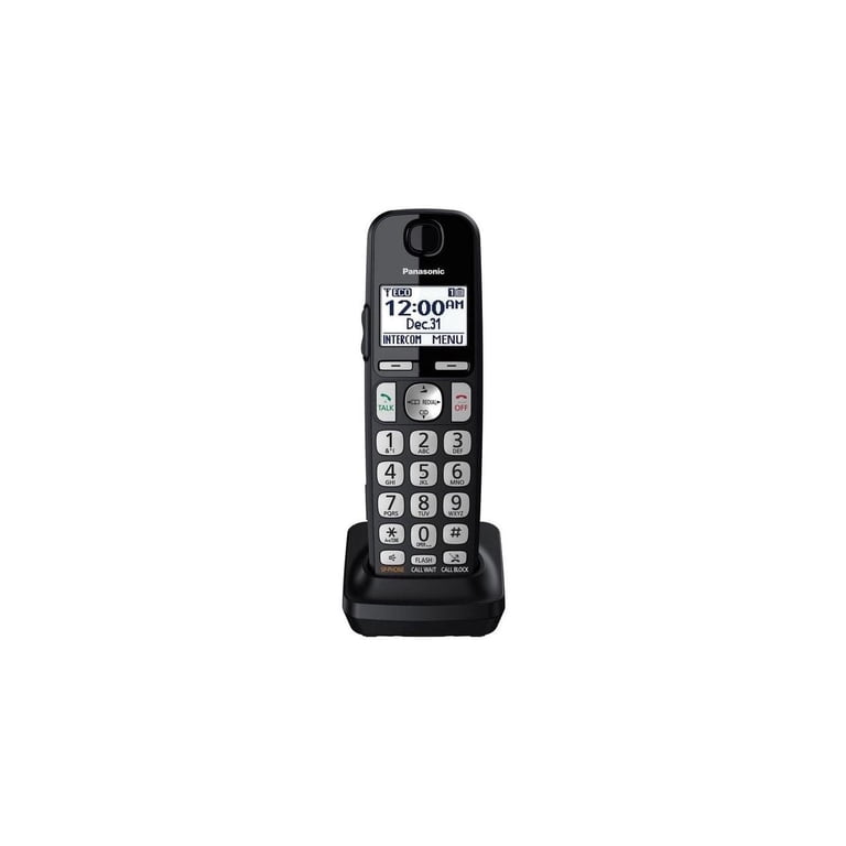 Panasonic KX-TGE433B DECT 6.0 2 Handsets Cordless Phone with