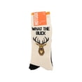 thumbnail image 5 of HOTSOX® Men's Big & Tall Crew "What the Buck" Socks, 3-pack, 5 of 5