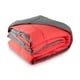 thumbnail image 2 of EDREDON C/ FUNDA DECORATIVA 2 VISTAS CORAL / GRIS OBSCURO MAT + SABANAS GRIS ATLAS, 2 of 7