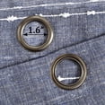 thumbnail image 4 of Lush Decor Navy Farmhouse Textured Grommet Sheer Window Curtain Set (84" x 38"), 4 of 5