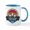 White/Blue Inside, variant on CafePress - Nordic Mountain Mount Morris Wisconsin Mugs - 11 oz Ceramic Mug - Novelty Coffee Tea Cup