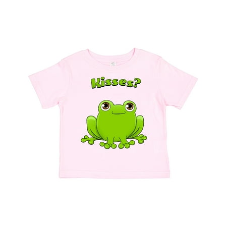 

Inktastic Kisses - Cute Frog Boys or Girls Toddler T-Shirt