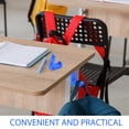thumbnail image 2 of 10 piezas de soporte para bolsa de escritorio con gancho para perforar sin perforar, gancho portátil para bolsa de escritorio, 2 of 6