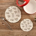 thumbnail image 2 of Sloth 2 Pack Pot Holders Trivets, Heat Resistant Hot Pads for Kitchen Table Decoration Trivets for Hot Dishes/Pot/Bowl/Teapot/Kitchen Hot Pads Trivets, 7" + 9.45", 2 of 7