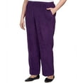 thumbnail image 3 of Alfred Dunner Womens Plus-Size Stretch Waist Corduroy Short Length Pant, 3 of 6