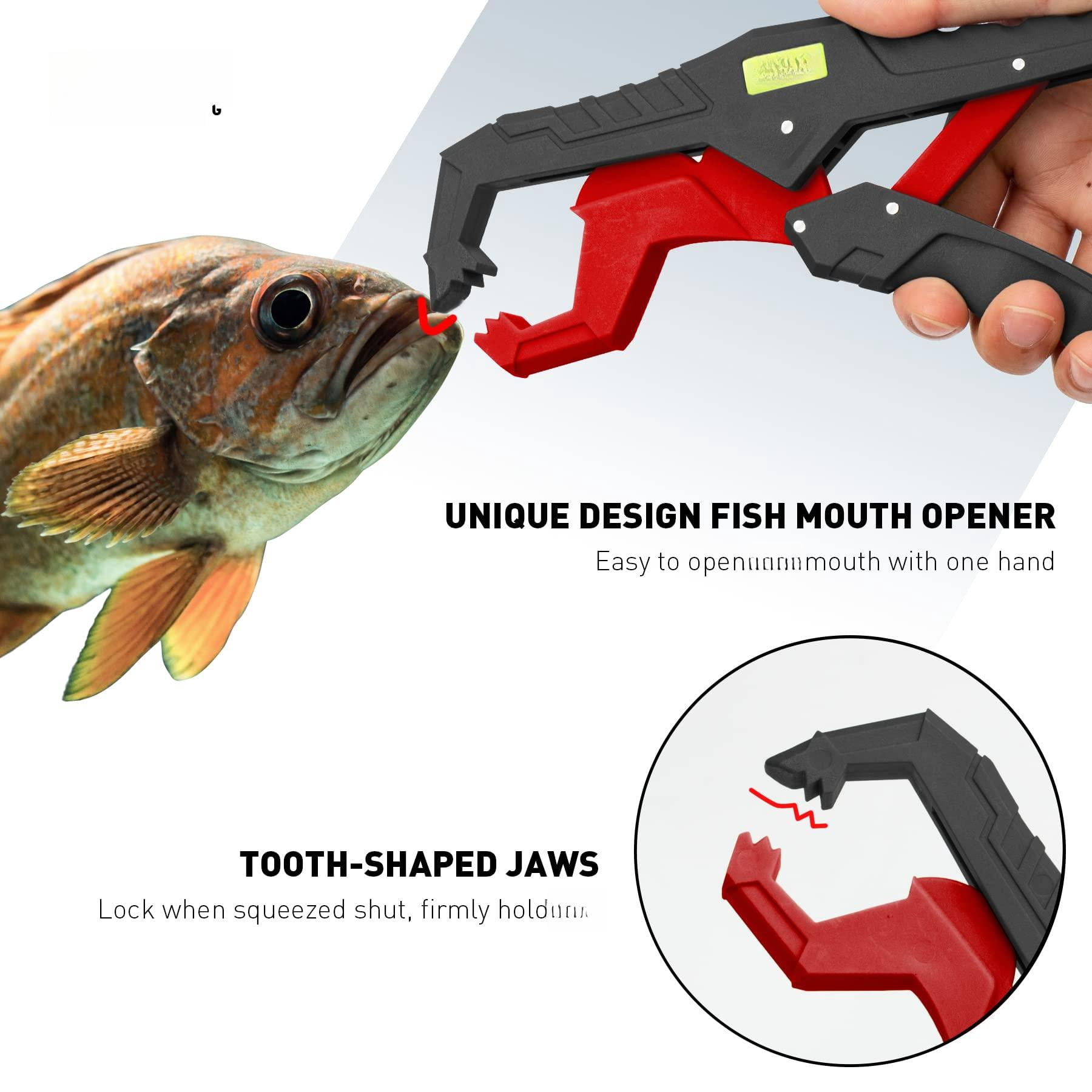 Gear And Equipment: 6pcs Tools Kit With Nose Pliers  Fish Gripper 24" Ruler Retractor & Lanyard - Saltwater Tackle Accessories Gifts For Men Tk1
