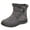 Grey, variant on Women Snow Boots Winter Fleece Lined Warm Slip on Ankle Booties Waterproof Outdoor Walking Shoes