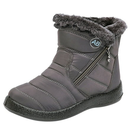 

Kcodviy Women S Snow Boots Winter Womens Tall Snow Boots Size 9 Ankle Short Bootie Waterproof Womens Wide Width Snow Boots Footwear Warm Shoes Snow Cleats For Boots Women Womens Snow Boots