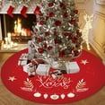 thumbnail image 2 of Luoshdecor Christmas Tree Skirt Mat,19.6 in Large Decorative Glitter Star Tree Skirt,Xmas Gift for Indoor Home Xmas Tree Decoration, 2 of 8