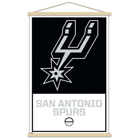 NBA San Antonio Spurs – Logo 21 Wall Poster with Magnetic Frame 22.375 x 34
