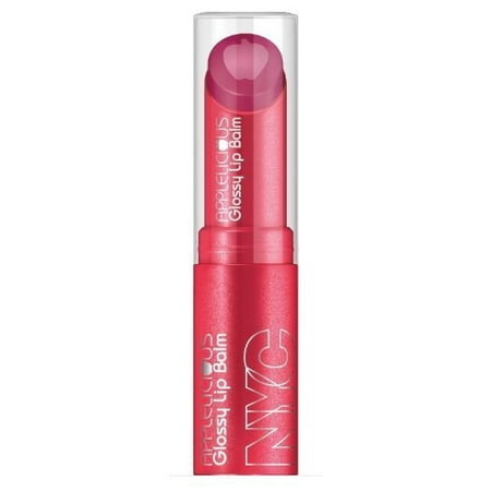 (3 Pack) NYC Applelicious Glossy Lip Balm - Apple Blossom By (Best Nyc Makeup Products)