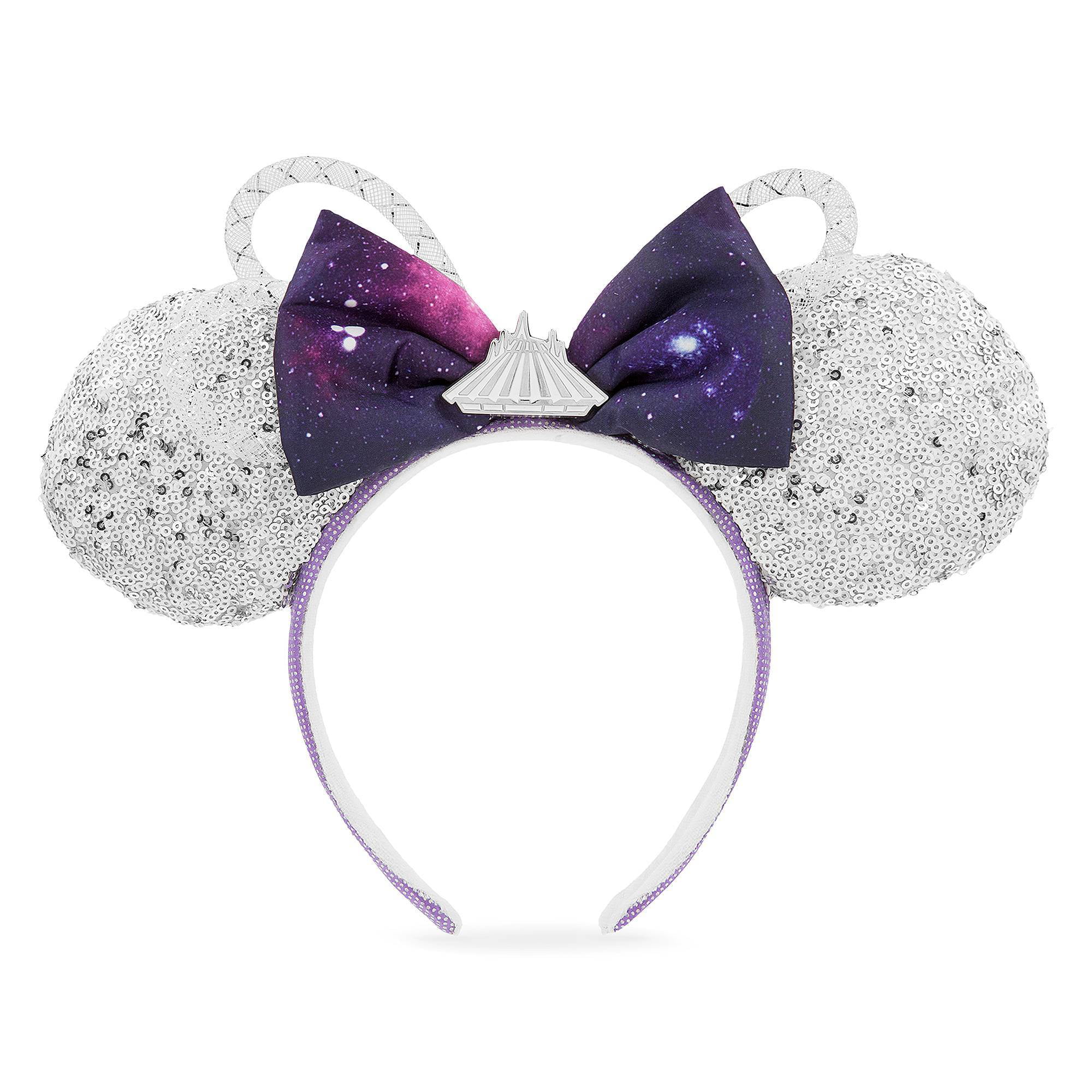 Details about   Disney Parks Multicolor Sequins Party New Mickey Minnie Mouse Ears Cos Headband 