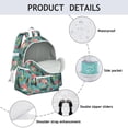 thumbnail image 4 of Doberman Dog Pattern with Flowers Backpack for School,Cute School Bag,Schoolbag with Adjustable Shoulder Straps & Padded Back,13.4"x11"x4.7", 4 of 6