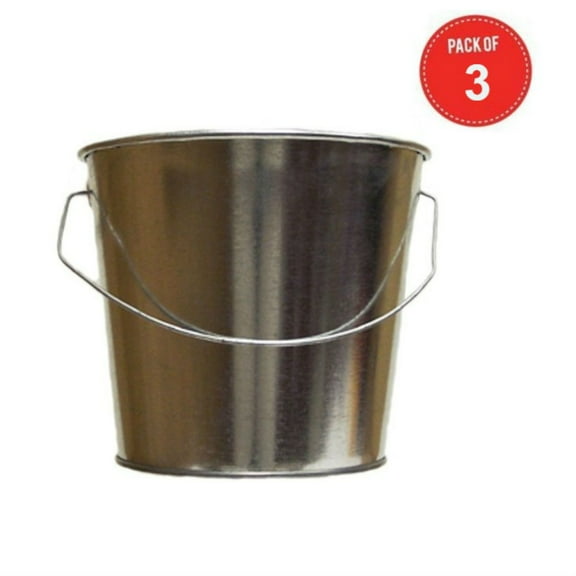 Witt Industries Galvanized Products 5 Quarts Pail (Pack of 3)
