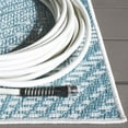 thumbnail image 4 of SAFAVIEH Beach House Declan Botanical Indoor/Outdoor Area Rug, Aqua/Ivory, 8' x 10', 4 of 16