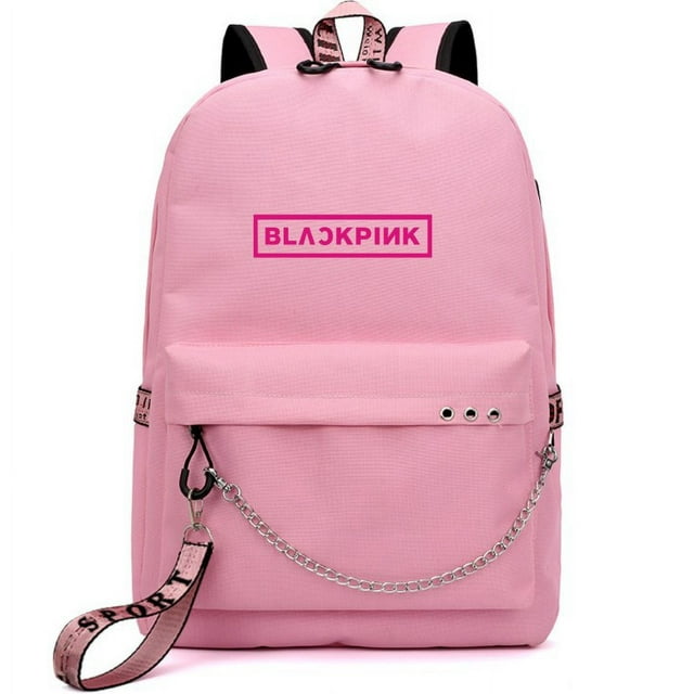 New Backpack Chain Bag Peripheral Backpack Sports Bag Student Schoolbag Candy Color Bright Color Bag usb Charging Bag
