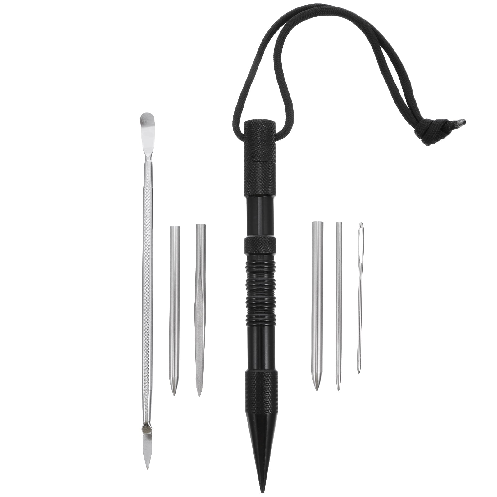 Paracord Stitching Needle Fid Work Lacing Bracelet Set Leather Cords