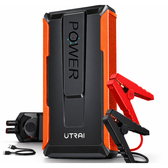 UTRAI Portable 3000A Car Jump Starter and Power Bank, USB Quick Charge Booster for 7.5L Gas / 5.5L Diesel Engines