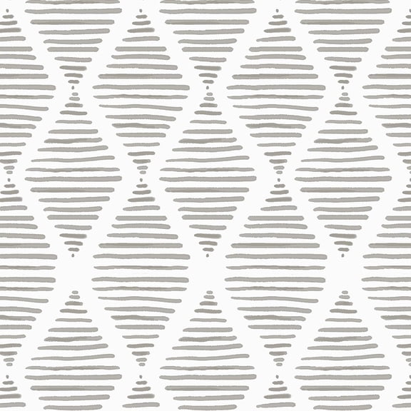 DAZLUTE Geometric Peel and Stick Wallpaper Striped Wallpaper Geometric Self Adhesive Removable Wallpaper Grey and White Contact Paper 17.3in x 118in