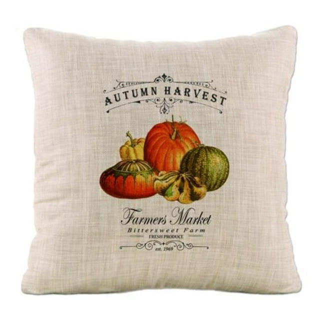 Heritage Lace AH-PC1 Housse de Coussin Récolte d'Automne 18 x 18 Po, Naturel