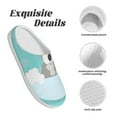 thumbnail image 5 of Lsque Dog In Bathtub Pattern Womens Comfort Cotton on Scuff With Memory Foam and Anti-skid Sole Slipper-35/36, 5 of 7