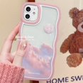 thumbnail image 2 of Carcasa OPPO A78 A17 A16 A77 A15 A57 A5S A3S A94 A95 A93 A76 A96 A55 A54 A53 A53 A9 A32 A33 A31 A5S Reno 5 6 7 Pro F9 Hermosas Vistas Clear Wave Suave Protección Anticaída Funda Trasera, 2 of 3