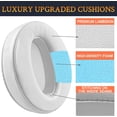 thumbnail image 3 of SOULWIT Lambskin Ear Pads Cushions Replacement, Earpads for Sennheiser HD 4.50BT, HD 4.50BTNC, HD 4.50SE, HD 4.40BT, HD 4.30G, HD 4.20S, HD 458BT, HD 450, HD 450BT, HD 400S, HD 350BT, 3 of 4