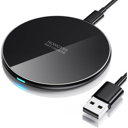 20w, Wireless Fast Charger, Wireless Charging Pad Compatible with iPhone 16 Pro Max/16/15/14/13/12//11 Series; Wireless Charging for Samsung Galaxy S25/S24/S23, Pixel, Black