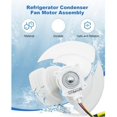 thumbnail image 5 of for LG Refrigerator Fan Motor Assembly Replaces, 5 of 5