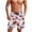 250 Anniversary USA Flag White, variant on Hunting Camo Men's Swim Trunks Quick Dry Comfortable Board Shorts with Pockets Elastic Waist Swimwear for Outdoor Water Sports Beach Surfing Swimming and Summer Vacation Man M