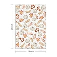 thumbnail image 3 of Fall Farmhouse Kitchen Towels 4-Pack, Maple Leaves and Pumpkins, Absorbent Soft Bar Towels, Decorative Use, 3 of 3