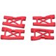 thumbnail image 2 of Brazo De Suspensión Delantera, Brazo De Suspensión Trasera Delantera De Metal De Aleación De Aluminio Resistente Al Desgaste Para Latrax Teton 1/18 RC Car ANGGREK Rojo, 2 of 8